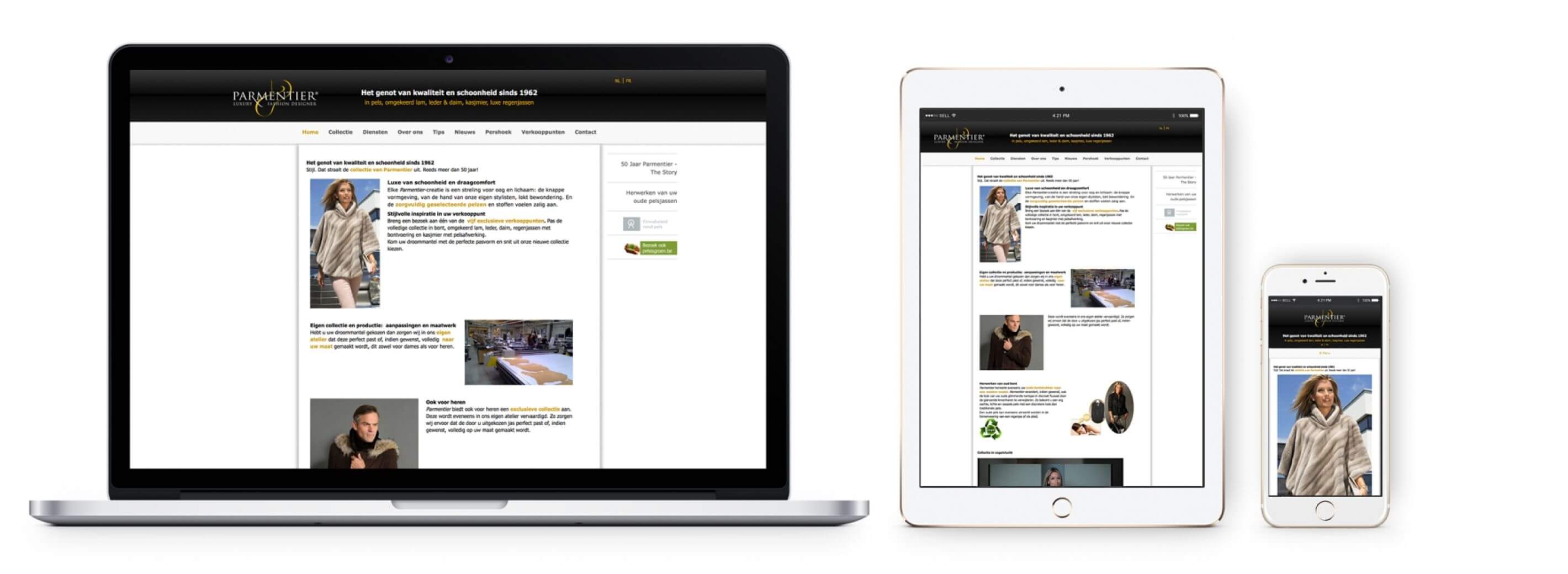 Parmentier website Parmentier website