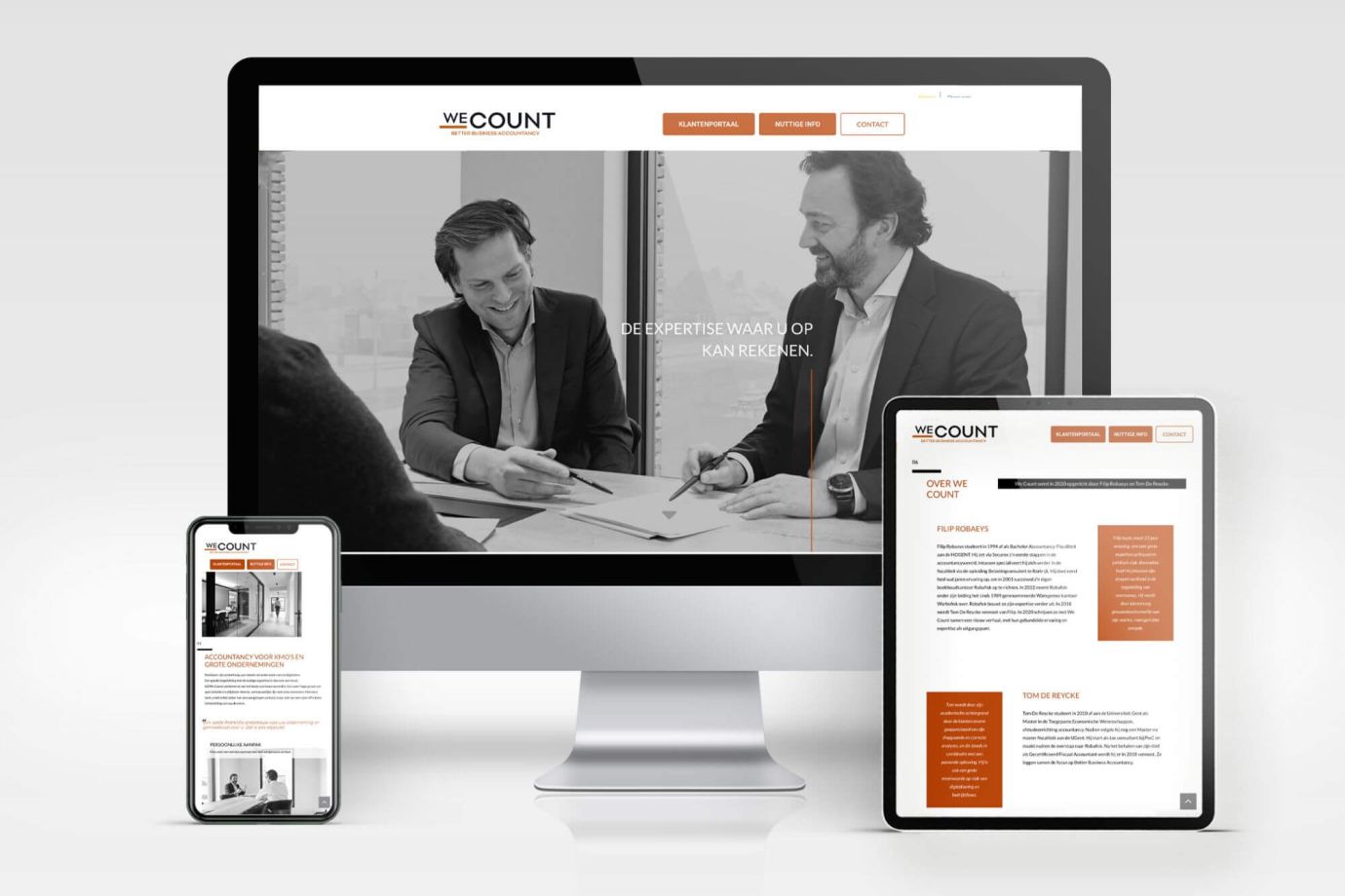We Count website We Count website