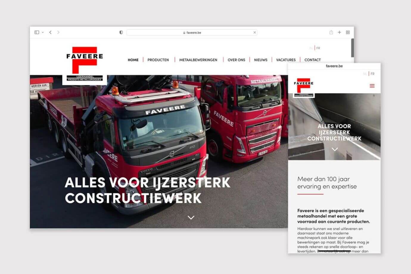 Faveere, metaalhandel met een jonge geest