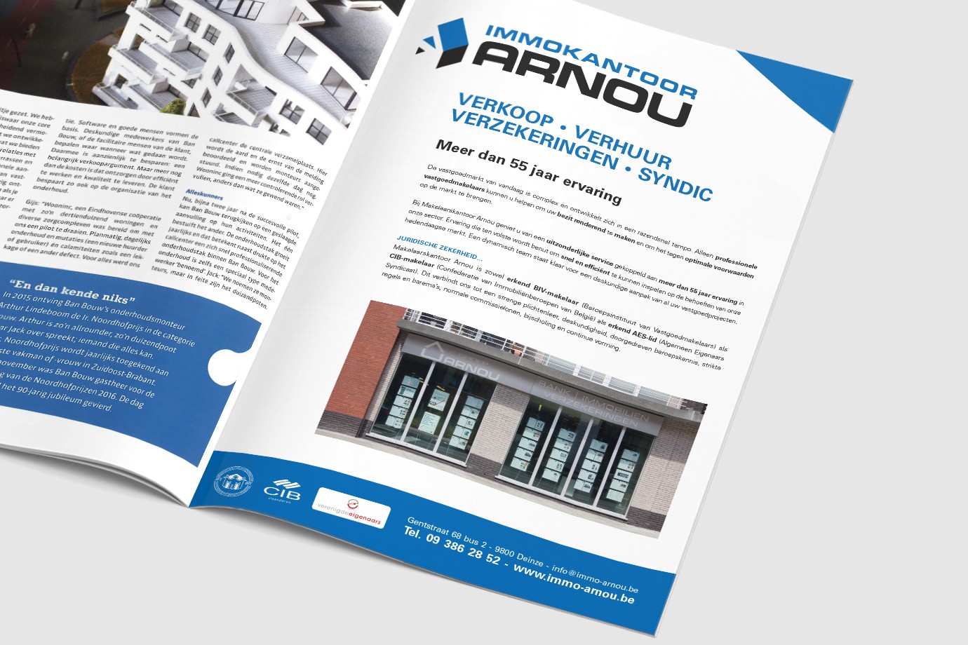 Arnou Immokantoor Advertentie