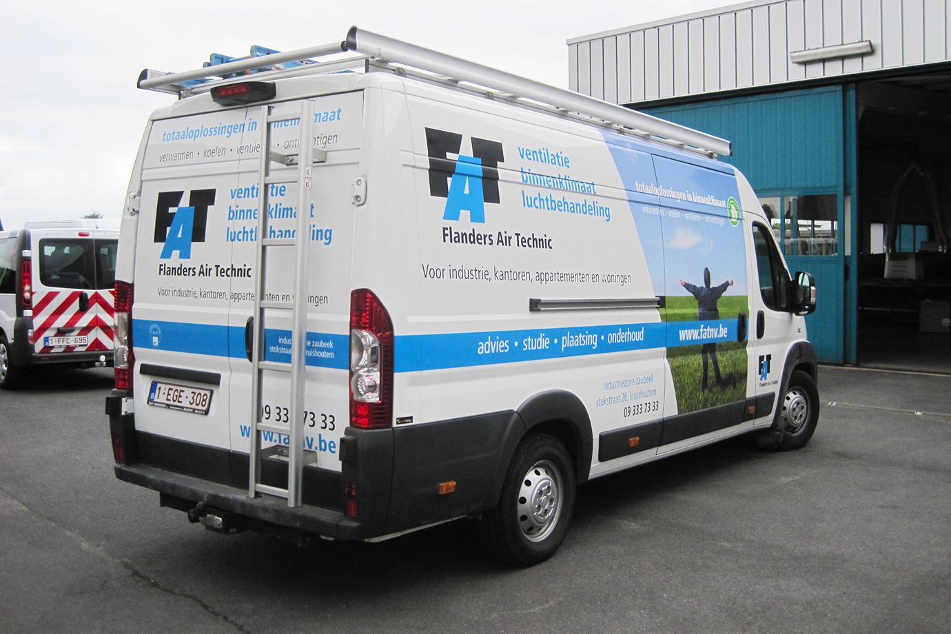Flanders Air Technic Voertuigbelettering