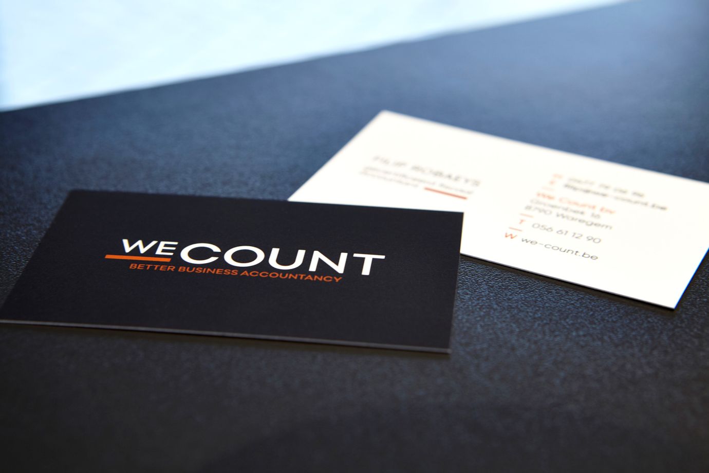 We Count visitekaartjes