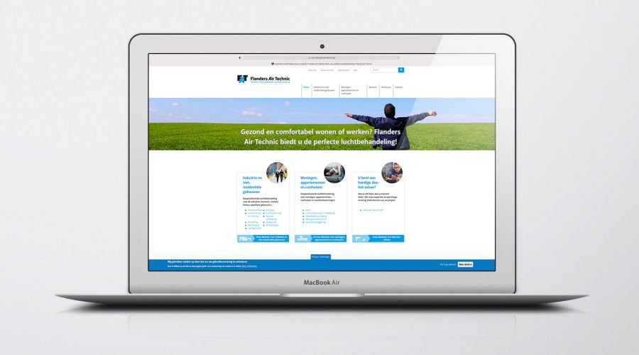 Flanders Air Technic website