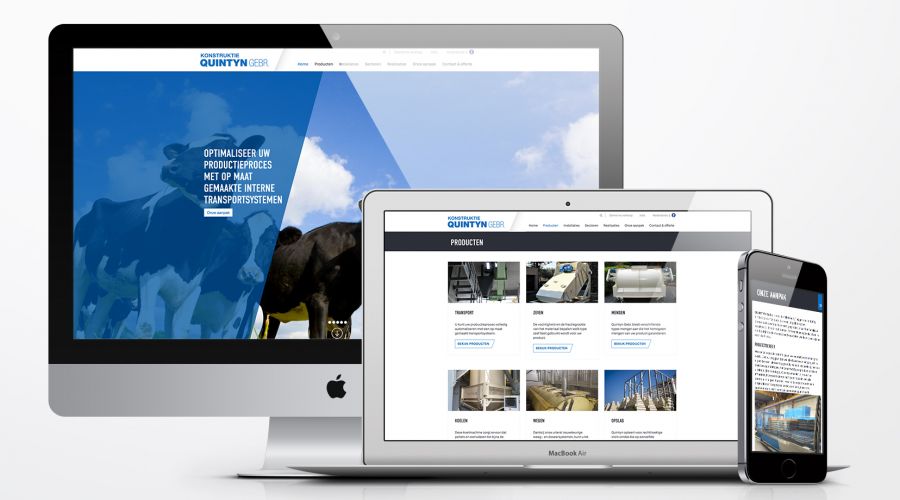 Konstruktie Quintyn Website