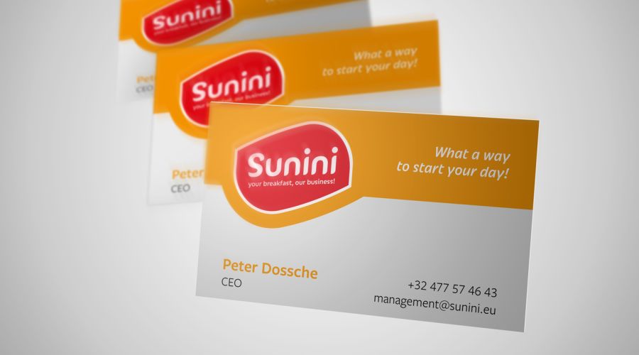 Sunini visitekaartjes